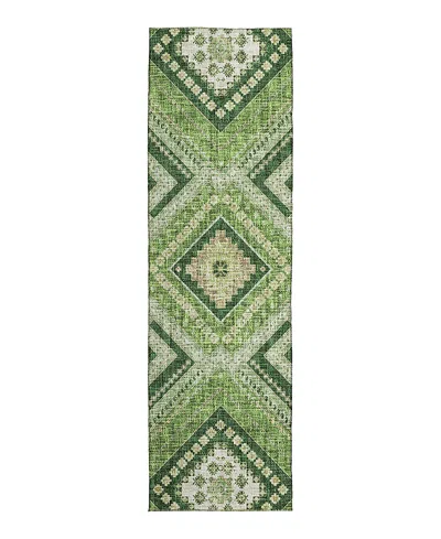 Dalyn Rug Company Dalyn Portico Washable Po5 Runner Area Rug, 2'3 X 7'6 In Green