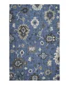 Dalyn Rug Company Dalyn Portico Washable Po6 Area Rug, 3' X 5' In Blue