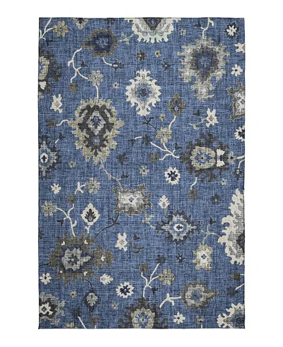 Dalyn Rug Company Dalyn Portico Washable Po6 Area Rug, 3' X 5' In Blue