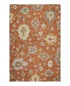 Dalyn Rug Company Dalyn Portico Washable Po6 Area Rug, 3' X 5' In Red