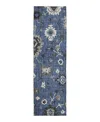 Dalyn Rug Company Dalyn Portico Washable Po6 Runner Area Rug, 2'3 X 7'6 In Blue