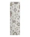 Dalyn Rug Company Dalyn Portico Washable Po6 Runner Area Rug, 2'3 X 7'6 In White
