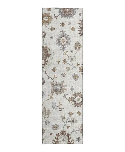 Dalyn Rug Company Dalyn Portico Washable Po6 Runner Area Rug, 2'3 X 7'6 In White