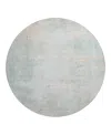 Dalyn Rug Company Dalyn Ravenna Washable Rn1 Round Area Rug, 8' X 8' In Green
