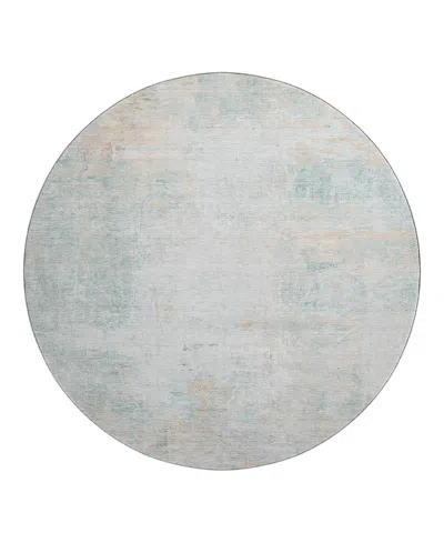 Dalyn Rug Company Dalyn Ravenna Washable Rn1 Round Area Rug, 8' X 8' In Green