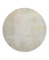 Dalyn Rug Company Dalyn Ravenna Washable Rn1 Round Area Rug, 8' X 8' In Sand
