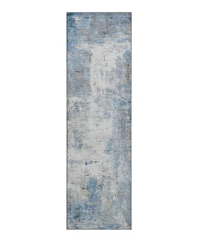 Dalyn Rug Company Dalyn Ravenna Washable Rn1 Runner Area Rug, 2'3 X 7'6 In Blue