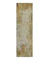Dalyn Rug Company Dalyn Ravenna Washable Rn1 Runner Area Rug, 2'3 X 7'6 In Green