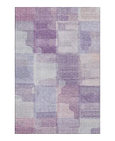 Dalyn Rug Company Dalyn Ravenna Washable Rn10 Area Rug, 9' X 12' In Purple