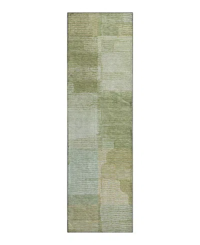 Dalyn Rug Company Dalyn Ravenna Washable Rn10 Runner Area Rug, 2'3 X 7'6 In Green