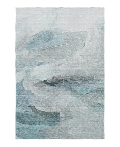 Dalyn Rug Company Dalyn Ravenna Washable Rn11 Area Rug, 9' X 12' In Blue