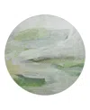 Dalyn Rug Company Dalyn Ravenna Washable Rn11 Round Area Rug, 8' X 8' In Green