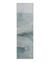 Dalyn Rug Company Dalyn Ravenna Washable Rn11 Runner Area Rug, 2'3 X 7'6 In Blue