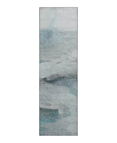 Dalyn Rug Company Dalyn Ravenna Washable Rn11 Runner Area Rug, 2'3 X 7'6 In Blue