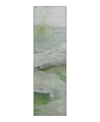 Dalyn Rug Company Dalyn Ravenna Washable Rn11 Runner Area Rug, 2'3 X 7'6 In Green