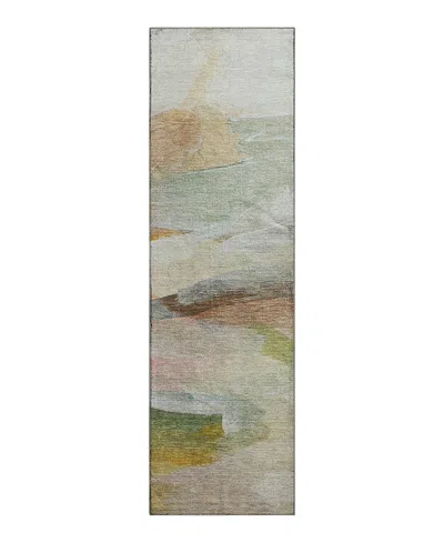 Dalyn Rug Company Dalyn Ravenna Washable Rn11 Runner Area Rug, 2'3 X 7'6 In Sand