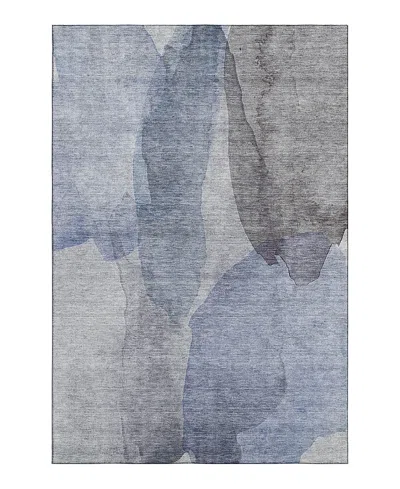 Dalyn Rug Company Dalyn Ravenna Washable Rn12 Area Rug, 5' X 7'6 In Blue