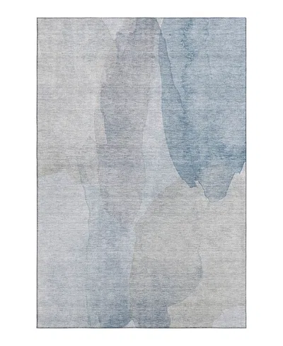 Dalyn Rug Company Dalyn Ravenna Washable Rn12 Area Rug, 8' X 10' In Blue
