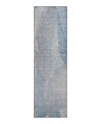 Dalyn Rug Company Dalyn Ravenna Washable Rn12 Runner Area Rug, 2'3 X 7'6 In Blue