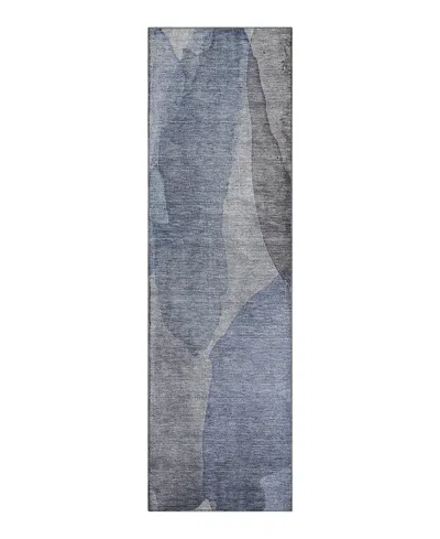 Dalyn Rug Company Dalyn Ravenna Washable Rn12 Runner Area Rug, 2'3 X 7'6 In Blue
