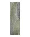 Dalyn Rug Company Dalyn Ravenna Washable Rn12 Runner Area Rug, 2'3 X 7'6 In Green