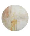 Dalyn Rug Company Dalyn Ravenna Washable Rn2 Round Area Rug, 8' X 8' In Red