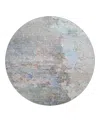 Dalyn Rug Company Dalyn Ravenna Washable Rn3 Round Area Rug, 8' X 8' In Brown
