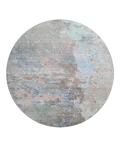Dalyn Rug Company Dalyn Ravenna Washable Rn3 Round Area Rug, 8' X 8' In Brown