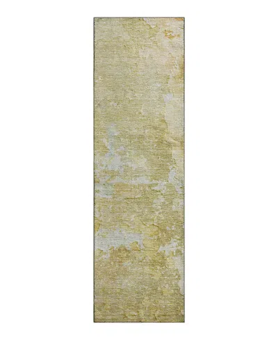 Dalyn Rug Company Dalyn Ravenna Washable Rn3 Runner Area Rug, 2'3 X 7'6 In Gold