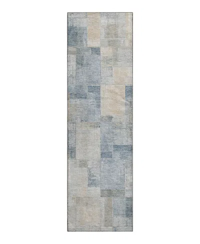 Dalyn Rug Company Dalyn Ravenna Washable Rn4 Runner Area Rug, 2'3 X 7'6 In Blue