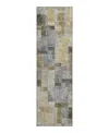 Dalyn Rug Company Dalyn Ravenna Washable Rn4 Runner Area Rug, 2'3 X 7'6 In Gray