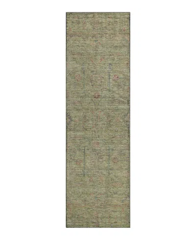 Dalyn Rug Company Dalyn Ravenna Washable Rn5 Runner Area Rug, 2'3 X 7'6 In Green