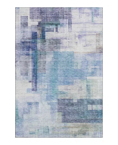 Dalyn Rug Company Dalyn Ravenna Washable Rn6 Area Rug, 9' X 12' In Blue