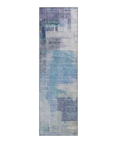 Dalyn Rug Company Dalyn Ravenna Washable Rn6 Runner Area Rug, 2'3 X 7'6 In Blue