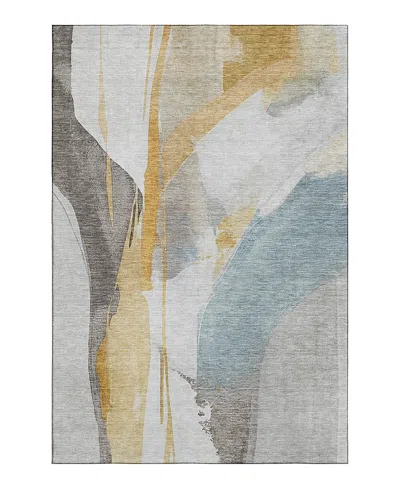 Dalyn Rug Company Dalyn Ravenna Washable Rn7 Area Rug, 3' X 5' In Gold