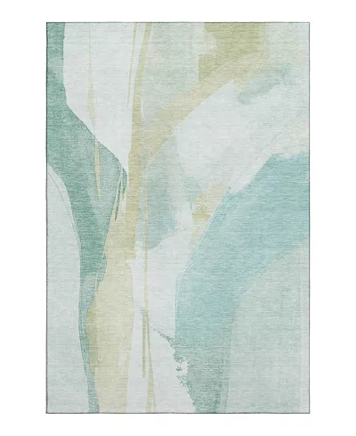 Dalyn Rug Company Dalyn Ravenna Washable Rn7 Area Rug, 9' X 12' In Blue
