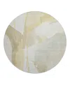 Dalyn Rug Company Dalyn Ravenna Washable Rn7 Round Area Rug, 8' X 8' In Sand