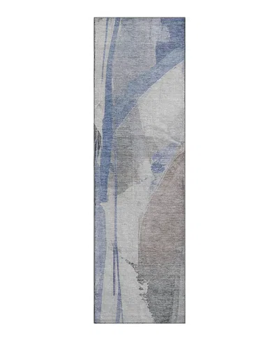 Dalyn Rug Company Dalyn Ravenna Washable Rn7 Runner Area Rug, 2'3 X 7'6 In Blue