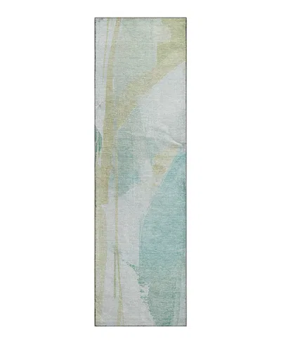 Dalyn Rug Company Dalyn Ravenna Washable Rn7 Runner Area Rug, 2'3 X 7'6 In Blue
