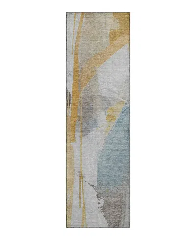Dalyn Rug Company Dalyn Ravenna Washable Rn7 Runner Area Rug, 2'3 X 7'6 In Gold