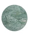 Dalyn Rug Company Dalyn Ravenna Washable Rn8 Round Area Rug, 8' X 8' In Blue
