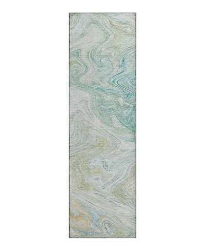 Dalyn Rug Company Dalyn Ravenna Washable Rn8 Runner Area Rug, 2'3 X 7'6 In Blue