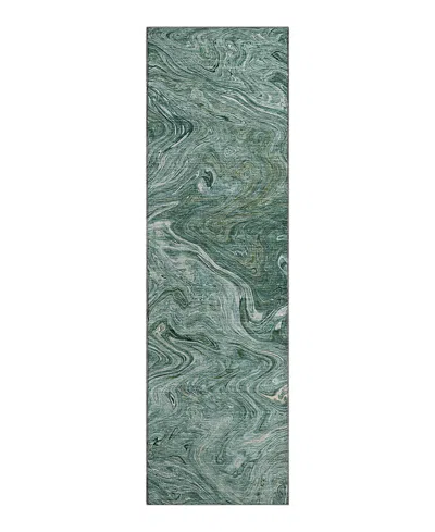 Dalyn Rug Company Dalyn Ravenna Washable Rn8 Runner Area Rug, 2'3 X 7'6 In Blue