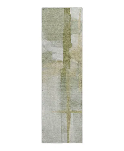 Dalyn Rug Company Dalyn Ravenna Washable Rn9 Runner Area Rug, 2'3 X 7'6 In Green
