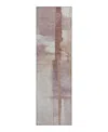 Dalyn Rug Company Dalyn Ravenna Washable Rn9 Runner Area Rug, 2'3 X 7'6 In Pink