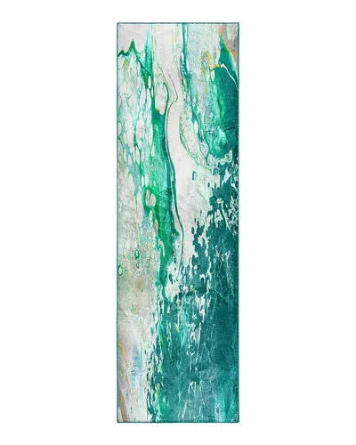 Dalyn Rug Company Rug Company Kikiamo Kk10 Runner Area Rug, 2'3 X 7'6 In Emerald/green