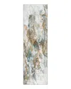 Dalyn Rug Company Rug Company Kikiamo Kk11 Runner Area Rug, 2'3 X 7'6 In Volcano/grey