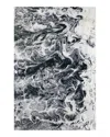 Dalyn Rug Company Rug Company Kikiamo Kk14 Area Rug, 3' X 5' In Marble/black