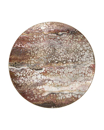 Dalyn Rug Company Rug Company Kikiamo Kk15 Round Area Rug, 8' X 8' In Canyon/brown