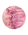 Dalyn Rug Company Rug Company Kikiamo Kk16 Round Area Rug, 8' X 8' In Flamingo/pink